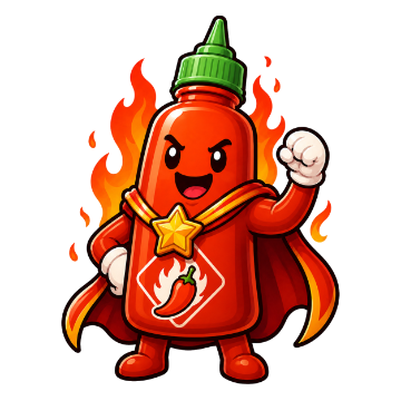 Sriracha mascot